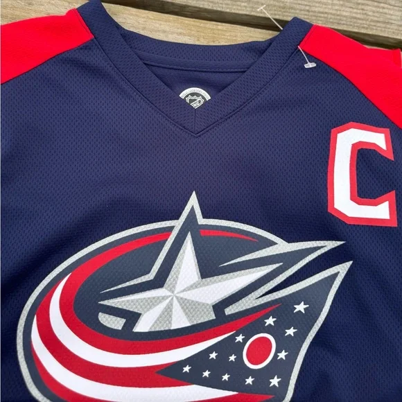 Columbus Blue Jackets Jersey #71 Nick Foligno Style Top - Unisex Size M 8 - Picture 3 of 11